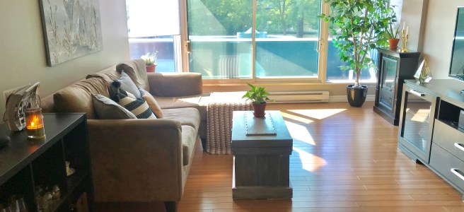 Notre salon pas minimaliste pantoute - elle nota